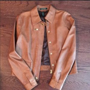 Ralph Lauren Leather Motor Jacket